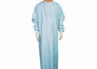 Blue Color Disposable Protective Gowns Anti - Fluid For Hospital / Operation Room