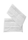White Disposable Medical Mask Non Woven Preventing Flu Secluded Resistant