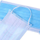Eco Friendly 3 Ply Non Woven Face Mask , Adult Disposable Breathing Mask