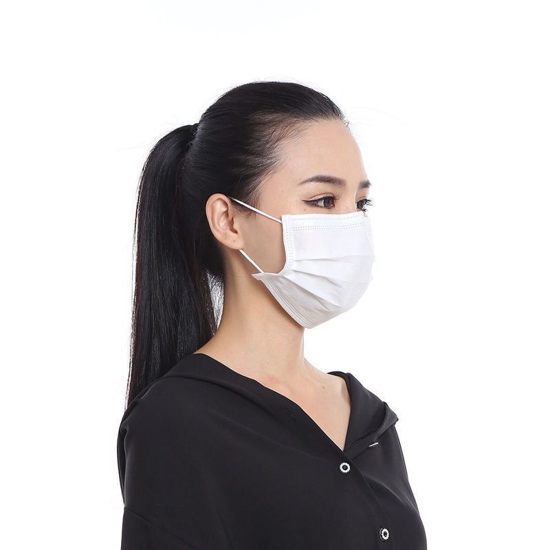 Customized Disposable 3 Ply Face Mask , Anti Virus Disposable Face Mask