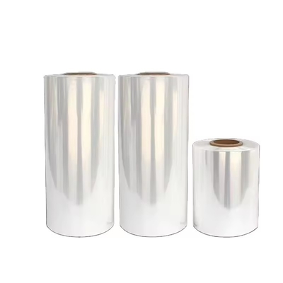 Custom Printed PVC Polyolefin Pof Pet PE Heat Shrinking Films Shrink Wrap Film Roll For Bottles