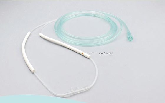 PVC Medical Grade Oxygen Therapy With Adjustable Nose Clip With/Without Latex