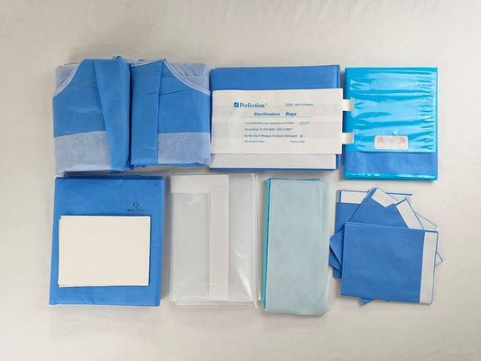Sterile E.O. Disposable Surgical Packs for Class I Instruments in Sterilized Surgical Environment