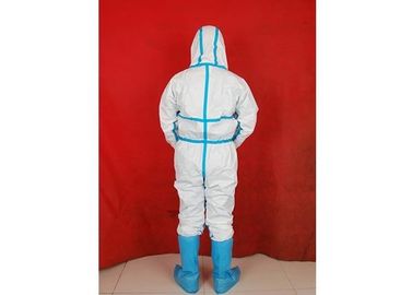 Waterproof Disposable Isolation Gowns , Protective Clothing Disposable Single Use