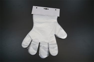 Biodegradable Disposable Food Prep Gloves / Polyethylene Disposable Gloves