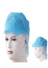 White Protective Disposable Surgical Hood Comfortable With Peak And Elastic Edge