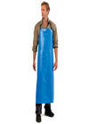 Blue Color Disposable Plastic Aprons Protective Clothing Oil Resistant Free Samples