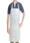 Breathable Disposable White Plastic Aprons , Disposable Surgical Aprons Waterproof