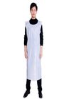 Anti Bacteria White Disposable Aprons / Disposable Plastic Smocks Infection Control