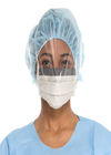 3 Ply Earloop Face Mask Surgical Disposable Antibacterial With Clear Plastic Shield