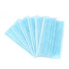 3 Plydisposable Face Mask / Non Woven Mouth Mask With Elastic Earloop