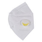 White Color Folding FFP2 Respirator Mask Antibacterial for Public Place