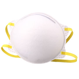 Disposable Cup FFP2 Mask , Construction Safety Mask With  Adjustable Aluminum Nose Clip