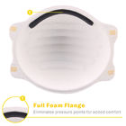 Disposable Cup FFP2 Mask , Construction Safety Mask With  Adjustable Aluminum Nose Clip