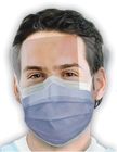 EO Sterilized 3Ply 4Ply Disposable Earloop Face Mask With Face Shield