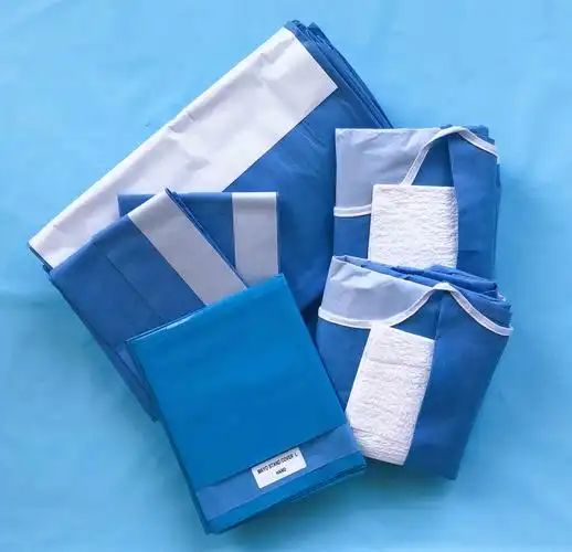 Superior Protection and Performance General Surgery Drape Pack in Blue/Green/White for Class II Instruments