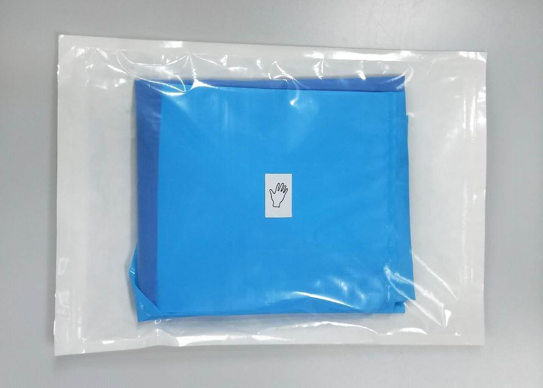 Blue Color Sterile Disposable Surgical Drapes Alcohol Repellent Fluid Absorbent