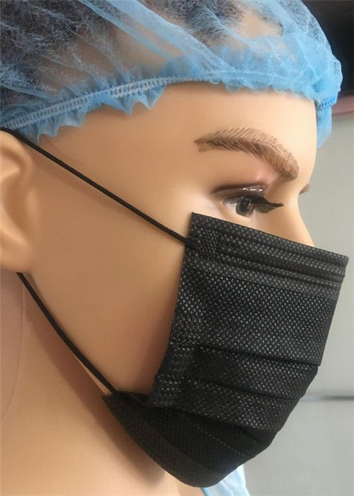 Non Woven Earloop Disposable Face Mask Anti - Flu For Laboratory Pharmacy Use