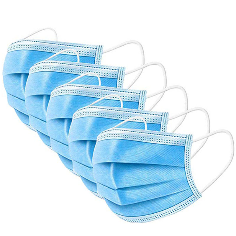 Anti Dust Smog Disposable Face Mask With 3 Layers