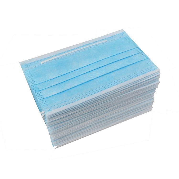 Skin Friendly 3 Ply Disposable Face Mask Breathable For Food Service