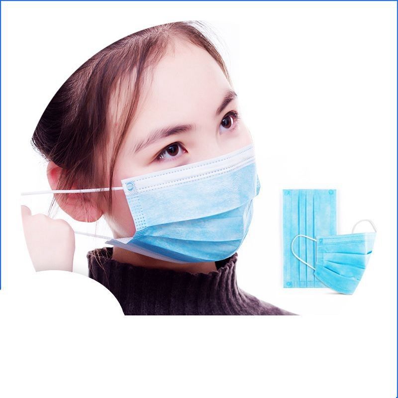 Dustproof 95%- 99.9% BFE Disposable Face Mask For Food Processing