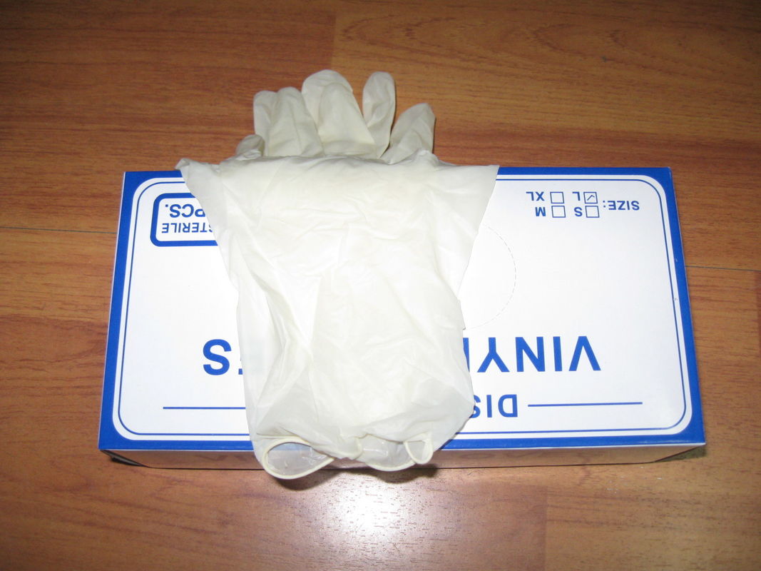 AQL1.5 PVC Disposable Hand Gloves,Powder Free Vinyl Medical Gloves