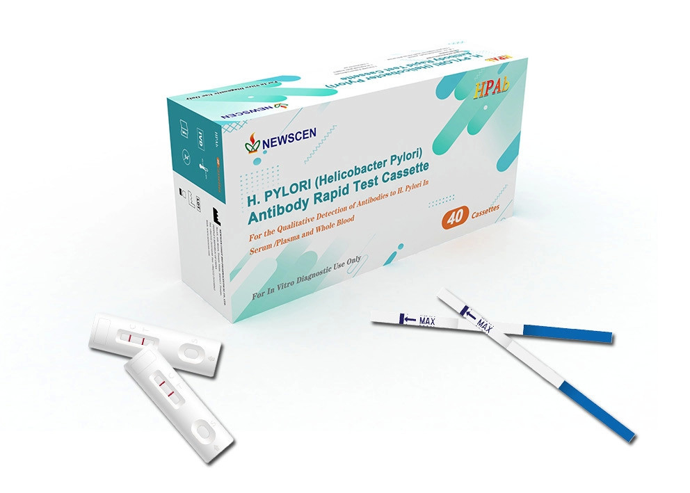 5 Minutes Home 100ul Plasma H Pylori Diagnostic Test Kits FDA CE Approved